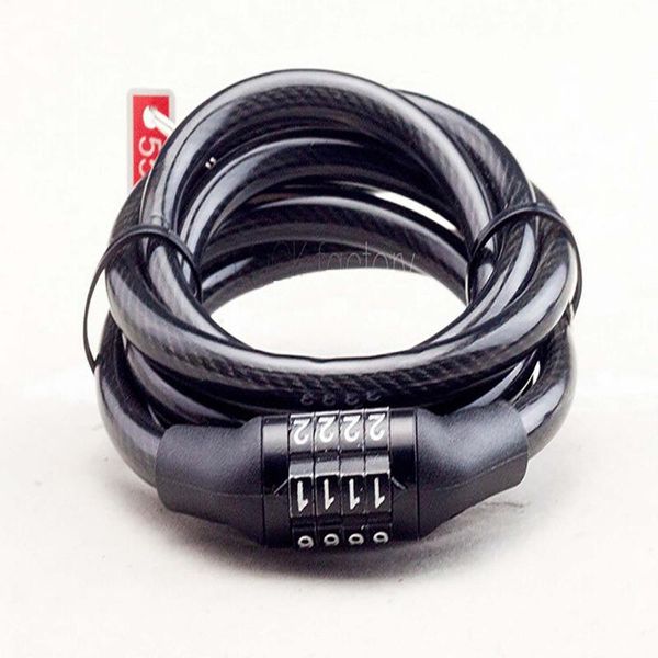 

bike locks bicycle mountain electric car chain wire four-digit code lock