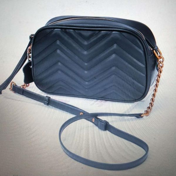 

genuine leather designer 447632 with cowhide handbags fashion new shoulder bag women chain 448065 wave gvado