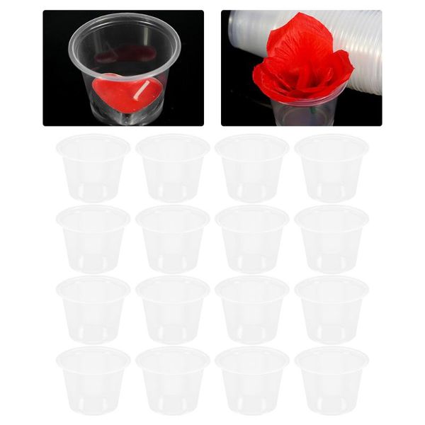 

candle holders 100pcs disposable small cups party one-off water wind-proof