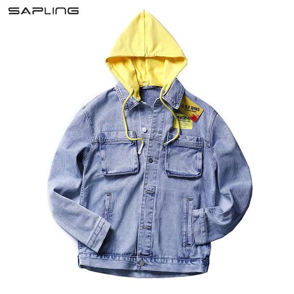 

men's jackets fashion denim jacket coat korean version harajuku streetwear casual loose jean outerwear mens blazer size 4xl, Black;brown