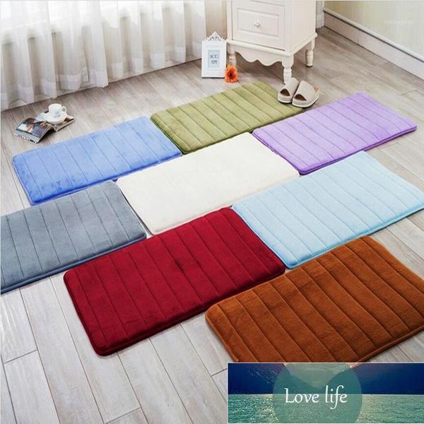 Almofada / Travesseiro decorativo Zeege Sala de estar Retângulo Tapete Quarto Tapete Anti-Deslizador Banheiro Fleece Absorvência Memória Espuma Banho Mat1 Preço de Fábrica Especialista