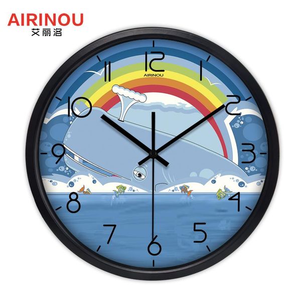 

wall clocks rainbow clock watch cartoon children kids