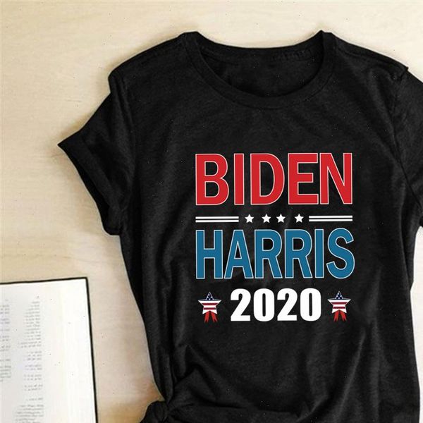 

biden harries 2021 printed t shirts women summer graphic tee aesthetic shirts for women casual short sleeve ladies female, White