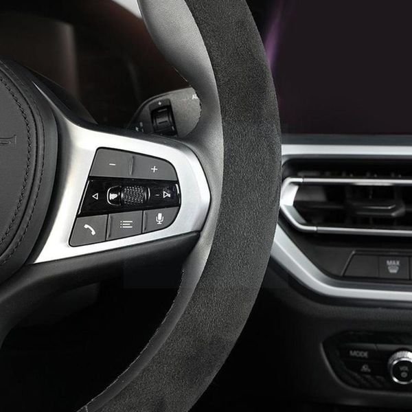 

steering wheel covers 38cm comfortable, wear-resistant,anti-slip, car pattern accessories cover hollow y6t9