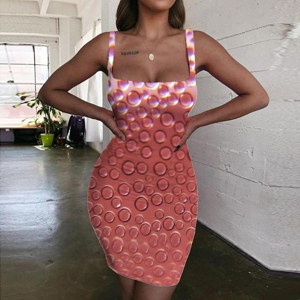 

casual dresses kyku beer dress women abstract 3d print halter sleeveless harajuku bodycon womens clothing party vintage beach, Black;gray