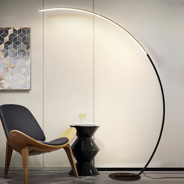 

floor lamps modern simplicity column led lamp standing simple for living room foyer light remote control