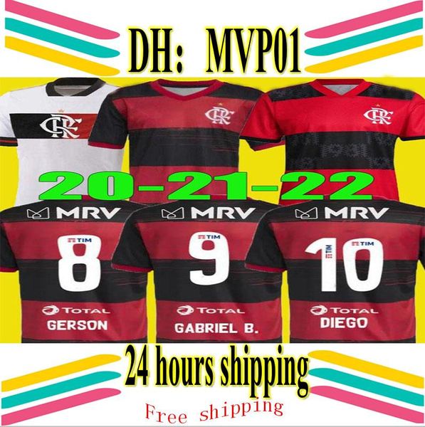 

new 2021 2022 flamengo soccer jerseys flamenco camisetas de fútbol gabriel b. diego 21 22 pedro gerson men kids women football shirt, Black;yellow