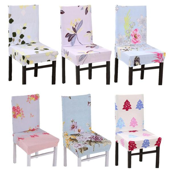 

chair covers comwarm nordic style plants pattern spandex stretch polyester cover floral leaf anti-dirty seat protector case