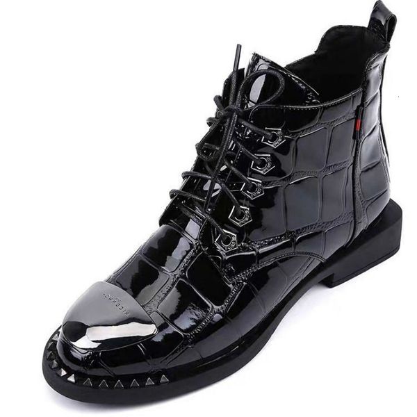 

swonco snow winter women thicket foot high torozelo martin boots shoes skin from women's i1p6, Black