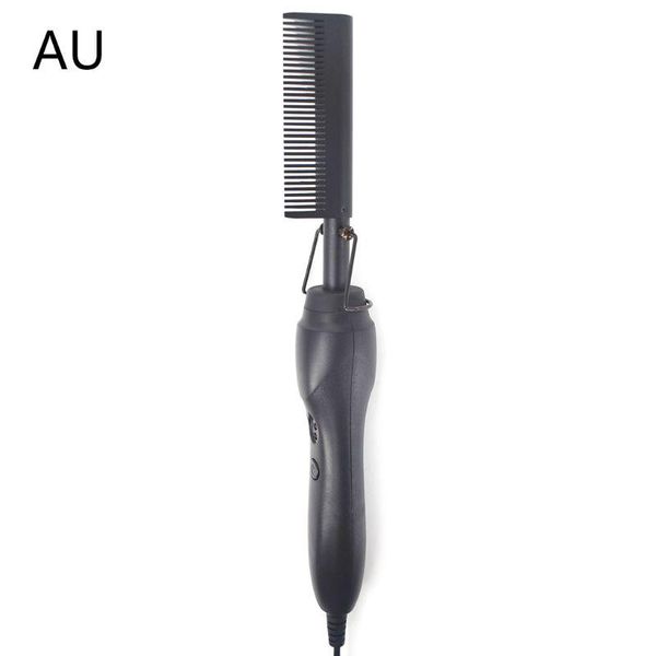 

electric hair brushes straightener brush quick curling beard comb multifunctional heat styling tool h05f