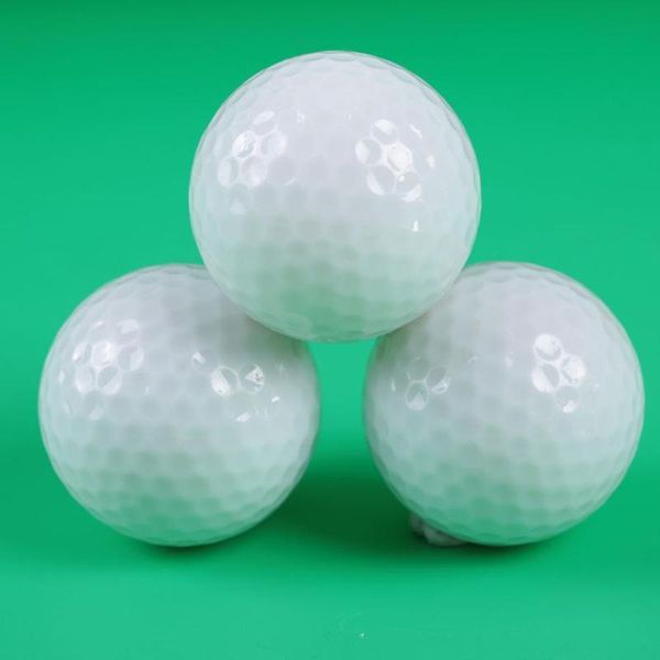

golf balls 3 pcs training two-layer practice aids durable sport equipemnt