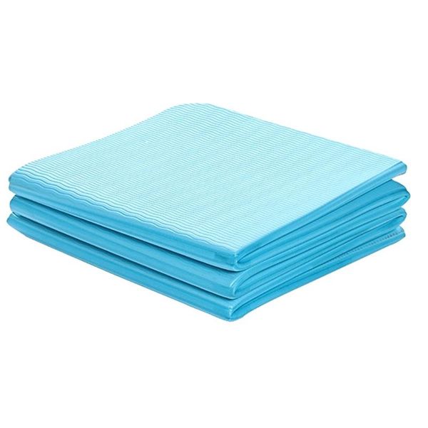 

6mm tpe foldable yoga mat exercise pad non-slip folding for gym home
