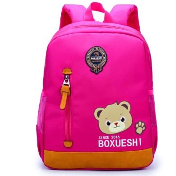 

3-6 girl boy kindergarten baby bag year boy old children backpack old tide 5 years printing schoolbag amjux backpack wbfvs, Red;black