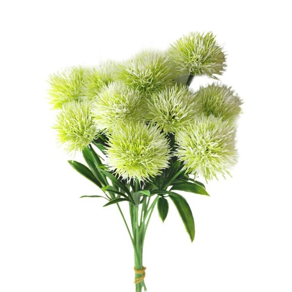 

decorative flowers & wreaths wedding party decoration simulation dandelion plants fake bride hold home christmas arrangement supply bouquet