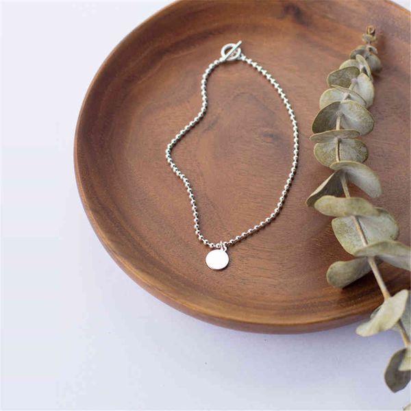

coins anklet 925 silver disk jewellery enkelbandje tornozeleira bohemian charms vintage gift bracelet cheville anklets for women, Red;blue