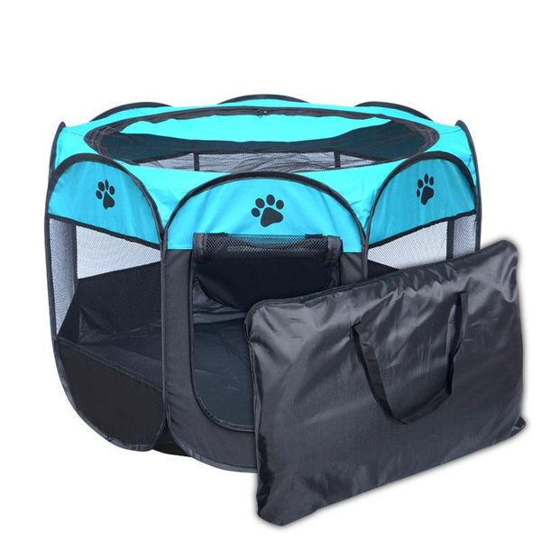 

kennels & pens soft fabric foldable dog cat playpen portable waterproof pet kennel birth tent indoor out door use