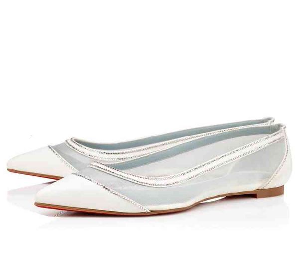 

bottom red ballerinas flats for women luxury designer sole ballet comfort elegant brand walking party wedding eu35-43, Black