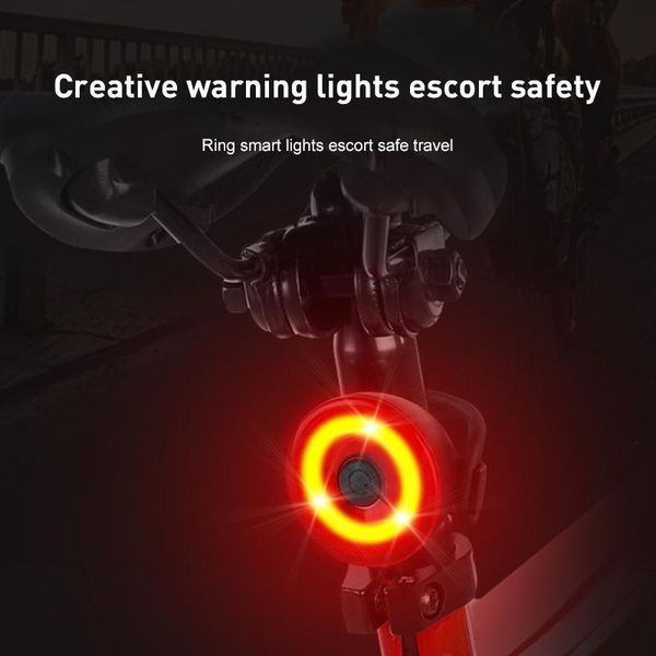 

bike lights bicycle light tail highlight night riding brake safety warning
