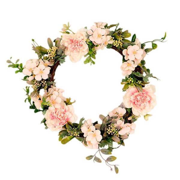 

decorative flowers & wreaths artificial flower wreath, front door wreath camellia for wedding, parties, home wall decor