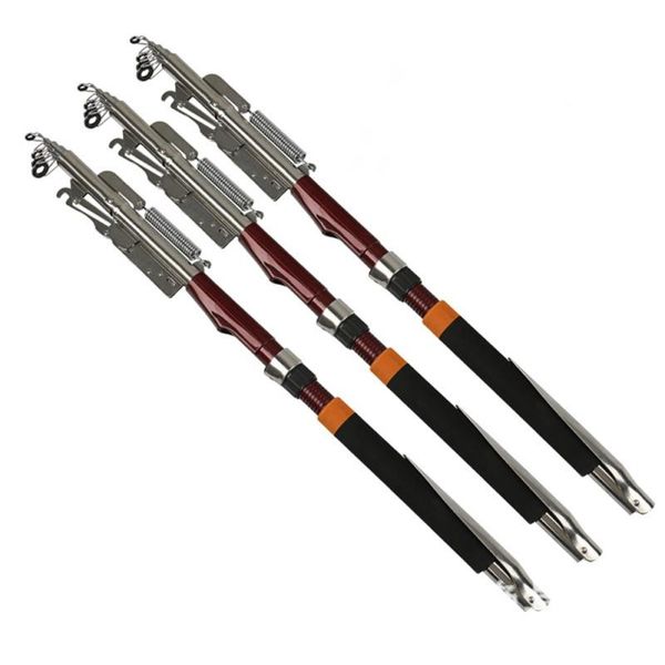 

boat fishing rods rod 2.1m 2.4m 2.7m stainless steel automatic spinning spring pole accessories
