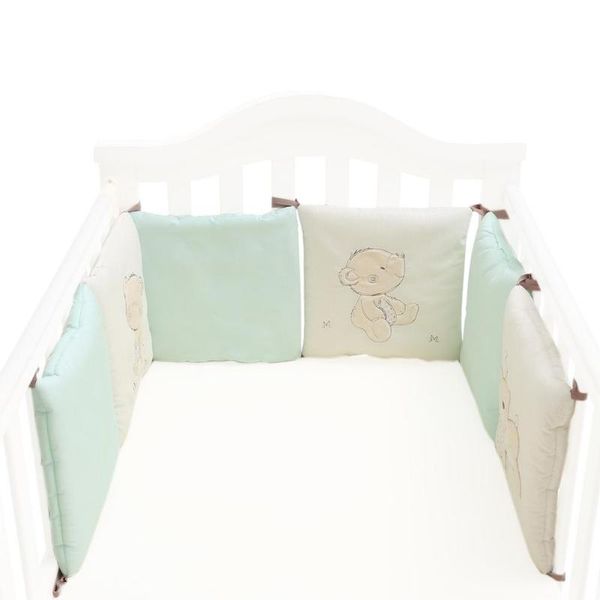 

bedding sets children's cot bumper baby head protector bed protection crib liner comfortable infant cushion protective pad
