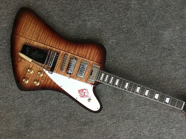 

perfect sound quality firebird guitar with flamed maple top