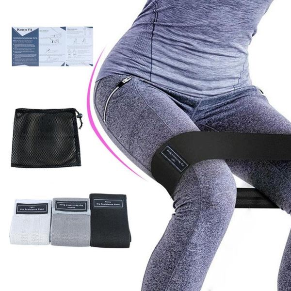 

resistance bands 3pcs yoga fitness workout hip squat training elastic circle set