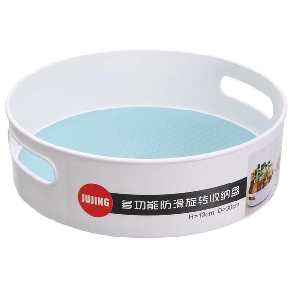 

multifunctional non-slip rotating storage tray kitchen seasoning box cosmetic storage container tray desksnack fruit dish
