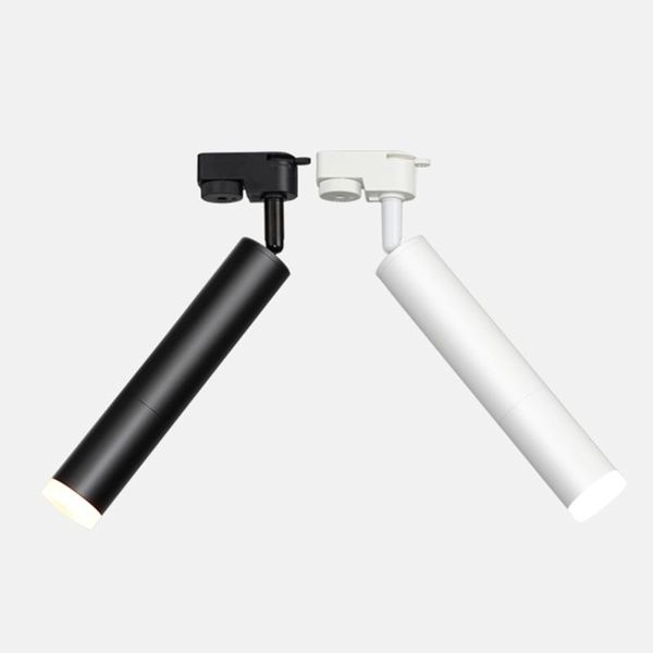 

modern led track rail mounted spotlight cob pipe dining room ceiling track lamps kitchen exhibition corridor decor spot lighting