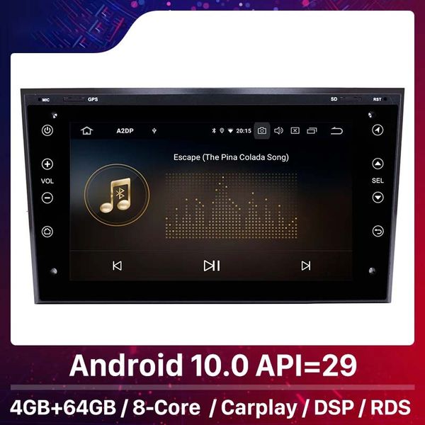Carro DVD Rádio Multimídia Video Player GPS para 2006-2011 OPEL CORSA Android 10.0 2GB + 32GB DSP IPS Carplay