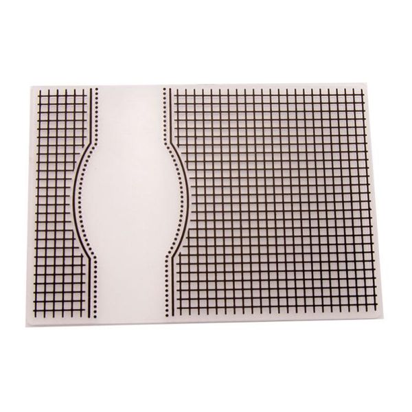 

craft tools 14.8x10.5cm watch embossing folders lattice background plastic template card making paper wedding decoration