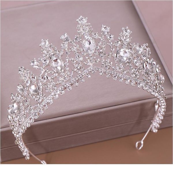 

luxury crystal rhinestone bridal crown wedding tiaras and crowns queen diadem pageant party bridal hair jewelry acc qylzps