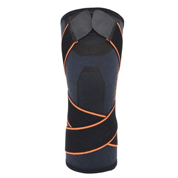 

elbow & knee pads pain relief support brace protector belt running basketball, mountaineering, football, etc basketball, Black;gray