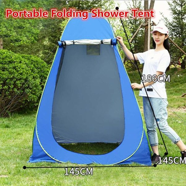 

1 person changing room privacy toilet portable sun shelter fitting tent windproof camping shower tent for outdoors travel