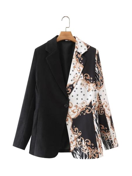 

women's suits & blazers 2021 autumn winter women female polyester blazer brand blouse outwear suit, White;black
