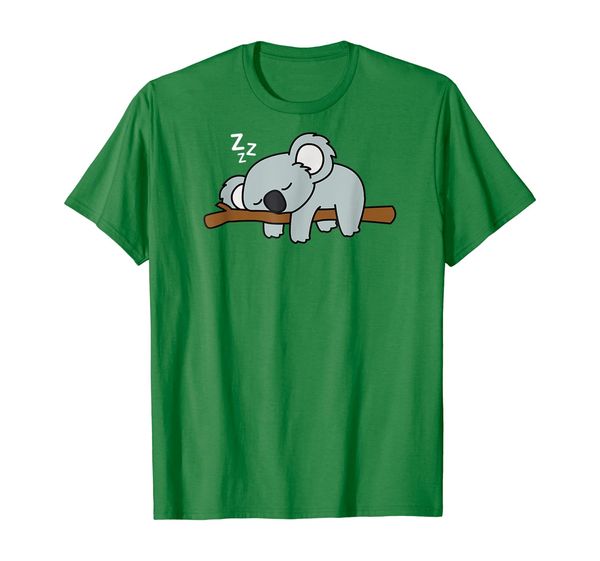 

cute sleeping koala bear tshirt, White;black