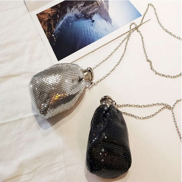 

fashionnet red 2021 new tiktok shoulder vibrato sequins, drawled mini bag