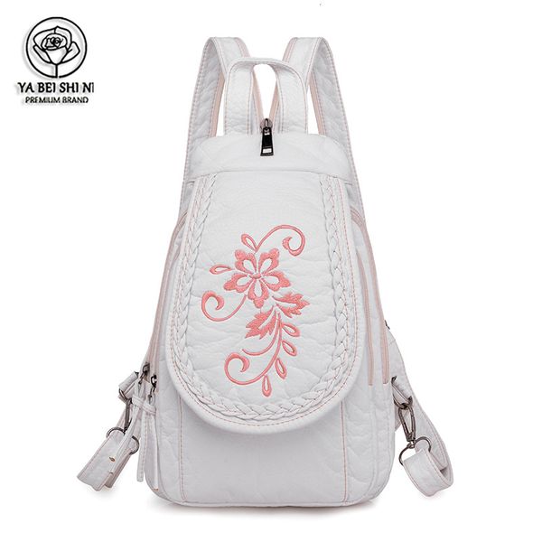 

new women leather backpack travel backpack small school bags for teenage girls shoulder bags mochila feminina 210303