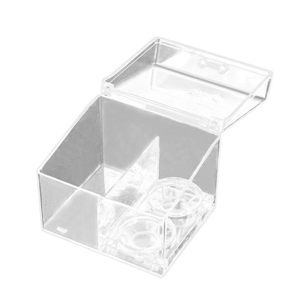 

storage boxes & bins makeup tool box clear cotton swab organizer eyelash for extension pad tools