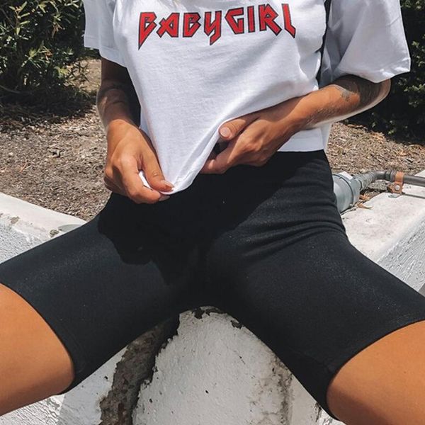 

yoga outfit women summer cycling bike shorts stretch basic short solid black for female clothing pantalones sweatpants strike