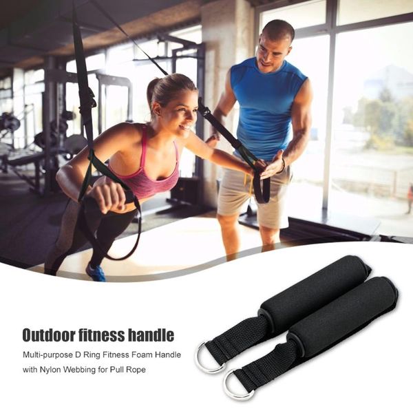 

accessories d ring handle working-out fitness foams with nylon webbing comfortable decoration for pull rope equipment