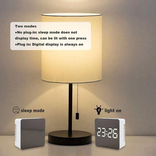 

desk & table clocks multifunctional cosmetic mirror alarm clock digital led simple