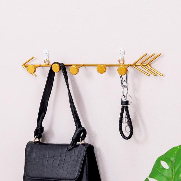 

hooks & rails coat hook wall mounted decorative metal hanger with hanging holes creative modern art rail for hat key scarf do