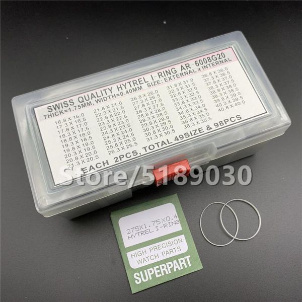 

repair tools & kits assortment of hytrel "i" watch gaskets for 0.8mm 1.25mm 1.75mm thick glass crystals