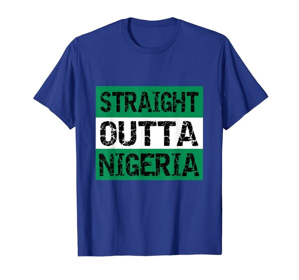 

straight outta nigeria t shirt t-shirt, White;black