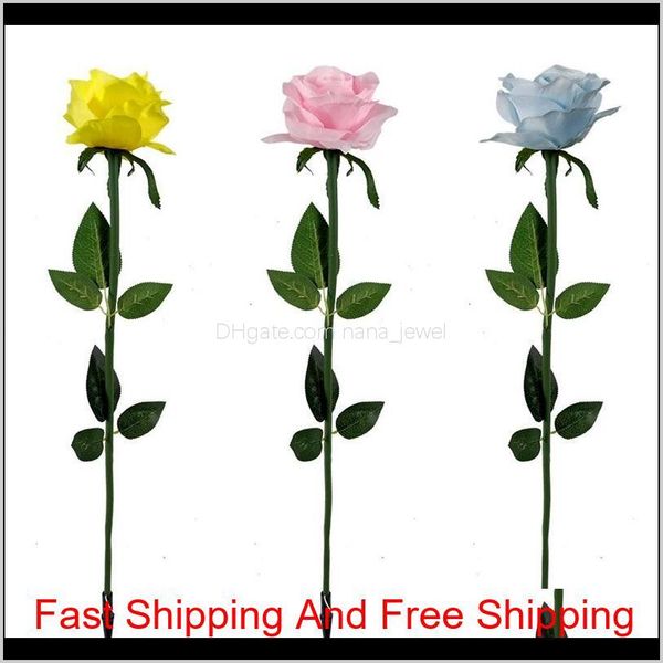 

rose lantern with leaves silk cloth led light red yellow blue color floor lamp fit outdoor landscape square garden decor 4 1jy e1 komj jfon0