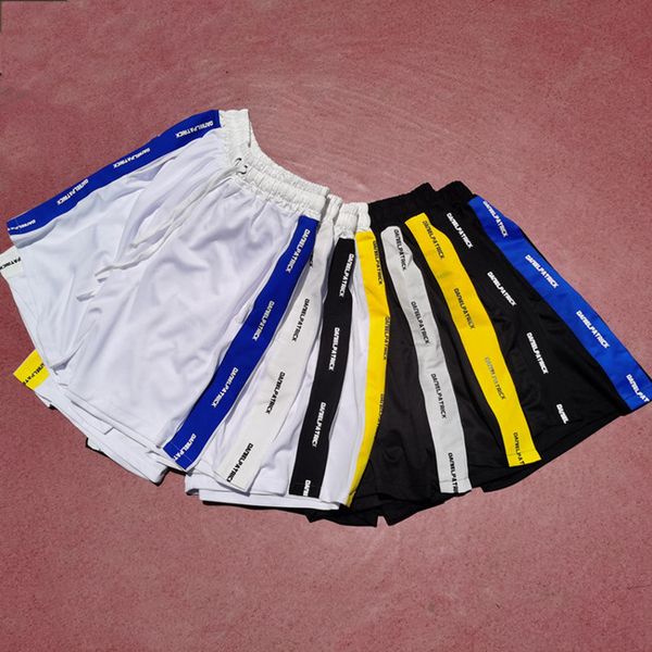 

outlet 2021ss daniel patrick shorts 2303 mens womens dp pants casual letter printed mesh track quick-drying trousers with loose style, White;black