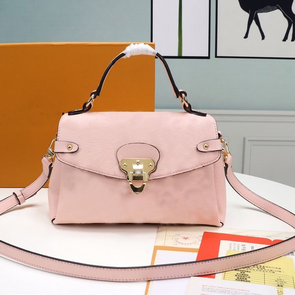 

2021 chain handbags women embossing flip bag genuine leather purse fashion hasp removable shoulder strap letter
