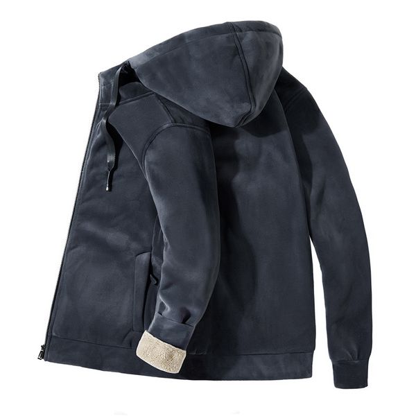 

New Winter Parka Coats 2021 Thicken with Hood Outwear Windbreak Warm Jacket Men's More Size 8xl 7n27, Black