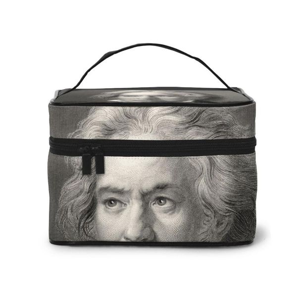 

beethoven makeup bag women cosmetic bag toiletries organizer storage make up cases